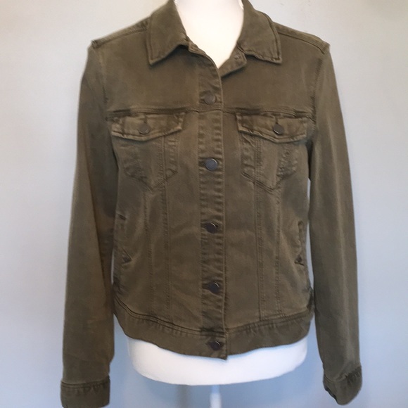 Liverpool Jeans Company Jackets & Blazers - Liverpool olive green denim jacket M